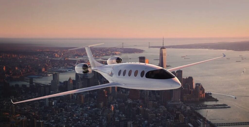 Aereo elettrico a batteria