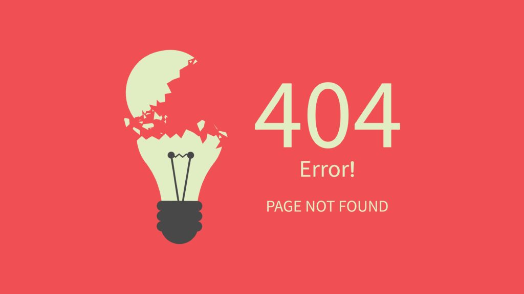errore 404 page not found