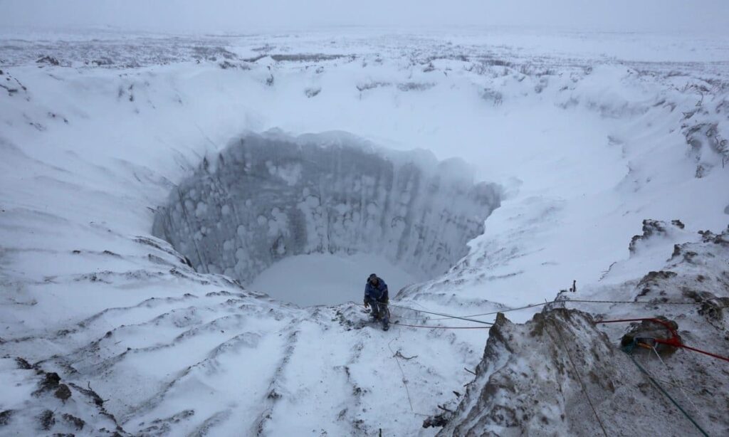 crateri permafrost siberia