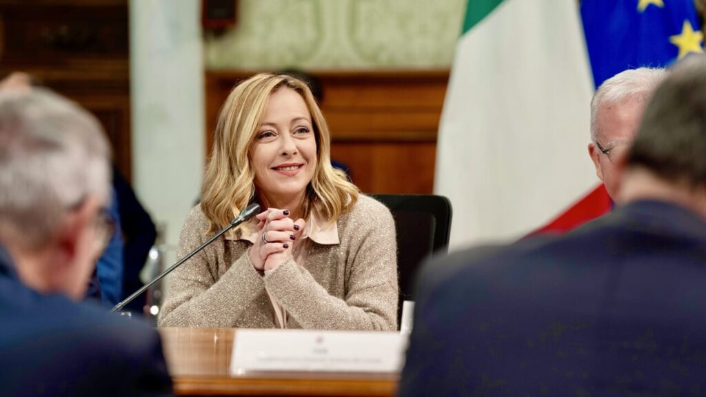 Because now Meloni is stronger in Europe