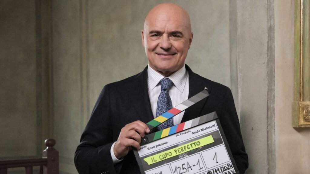 The perfect boss, first take for the new Netflix series with Luca Zingaretti