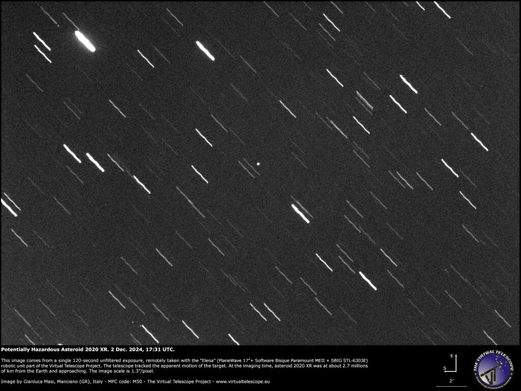 asteroide 2020 XR