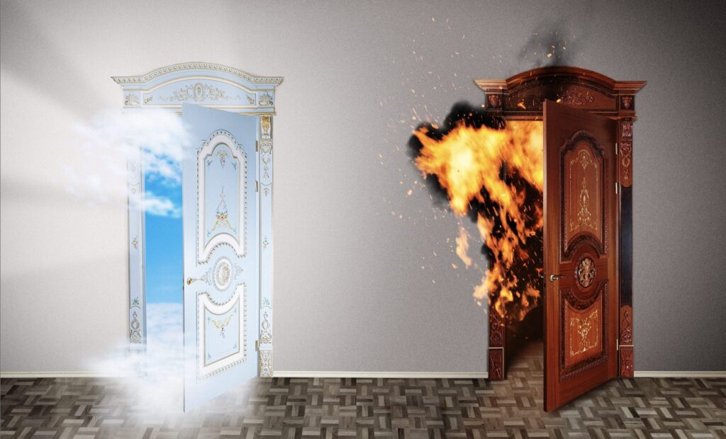 indovinello delle due porte