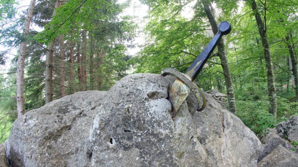 spada nella roccia vera storia