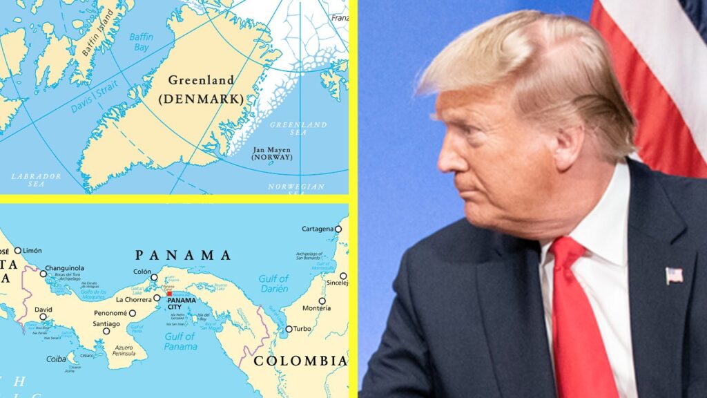 trump forza militare controllo groenlandia canale di panama
