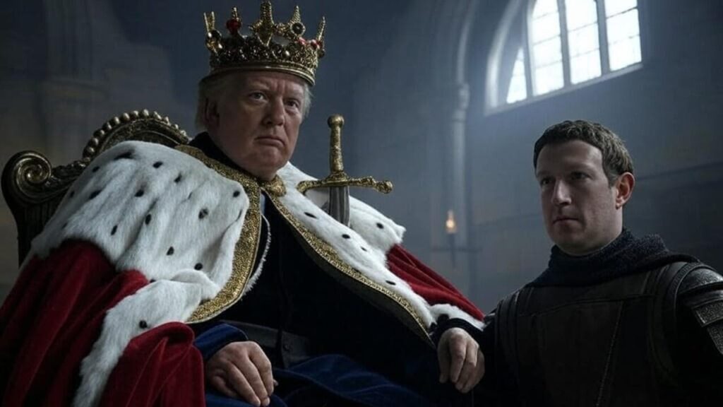 Thus the 'vassal' Zuck genuflects to Trump and opens up to more social hatred
