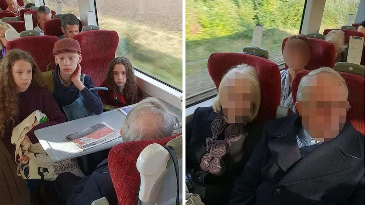 Elderly Couple Refuses to Move From Seats Reserved for Her Kids