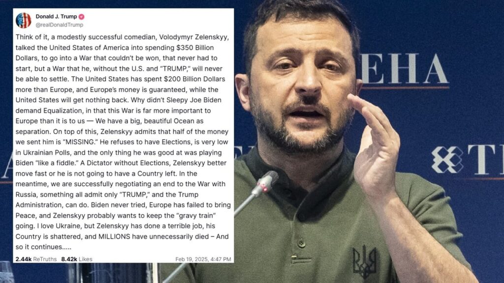 What's behind Trump's attack in Zelensky: two details that reveal the bluff