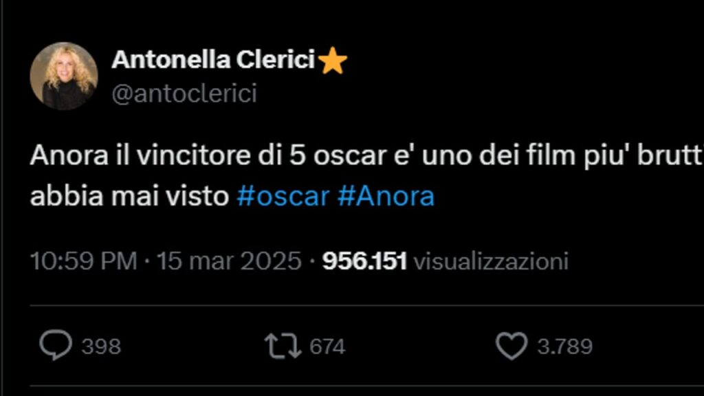 What does the case of Antonella Clerici and ANORA says all of us