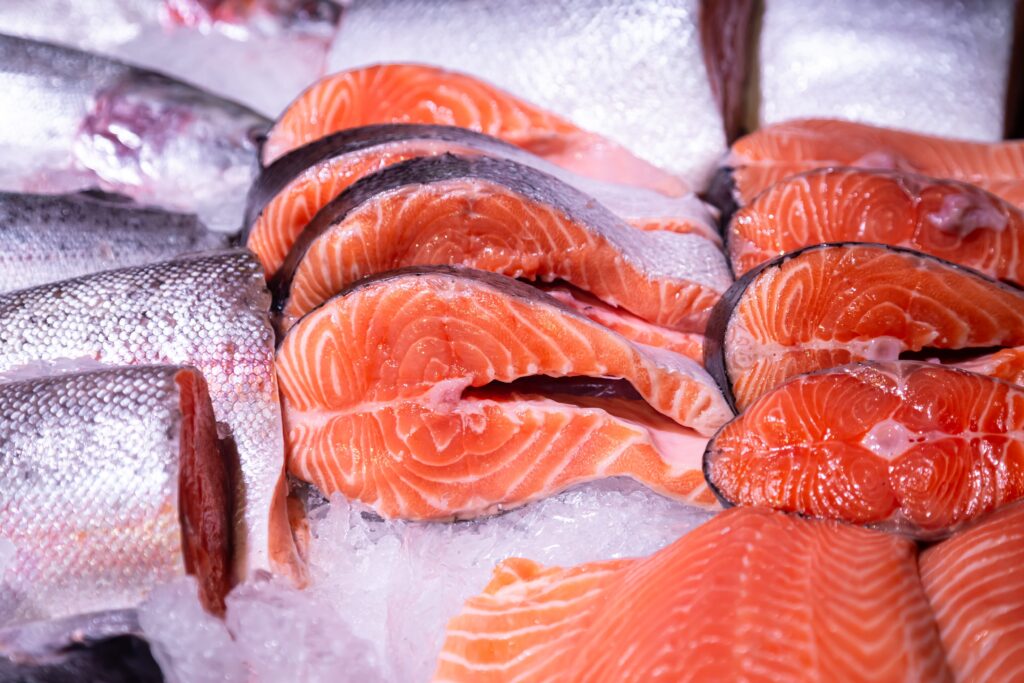 Congelatore abbattitore pesce crudo