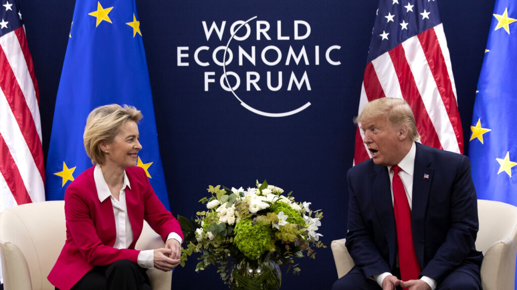 Possible meeting between Trump and von der Leyen at the funeral of Pope Francis to talk about duties