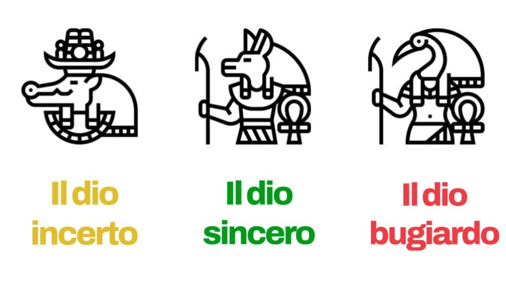 indovinello dei tre dei