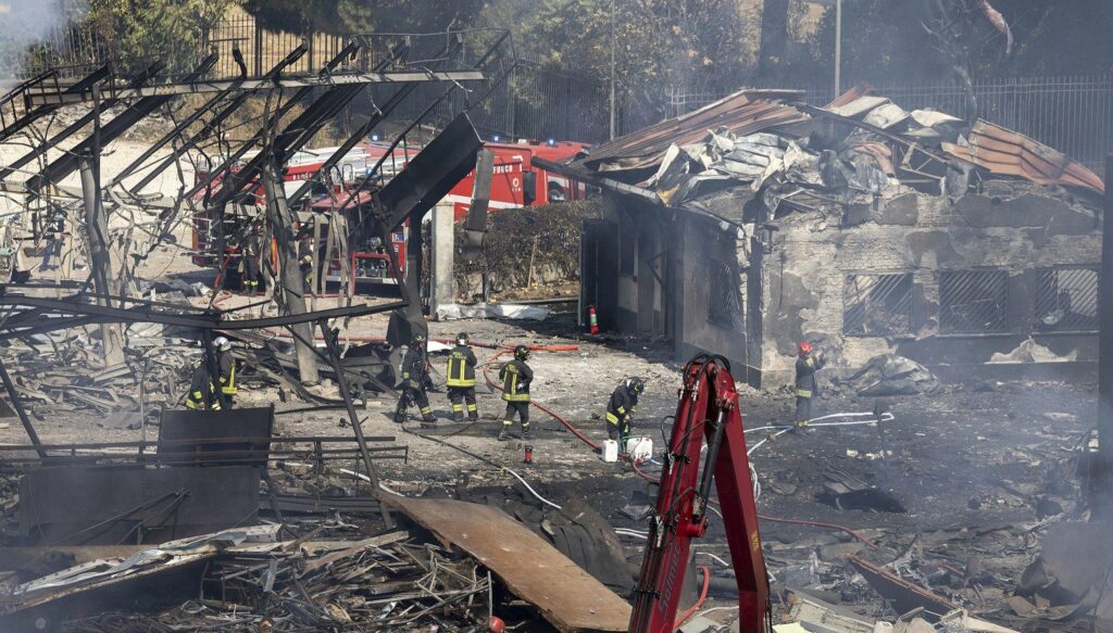 L'esplosione del distributore di GPL