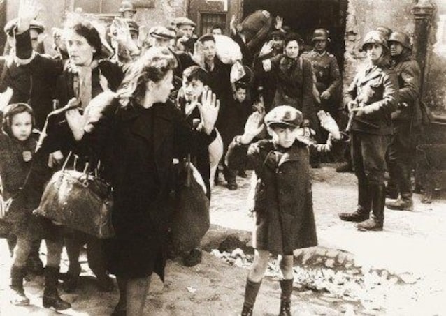02 Child who surrenders to the Nazis in the Warsaw ghetto