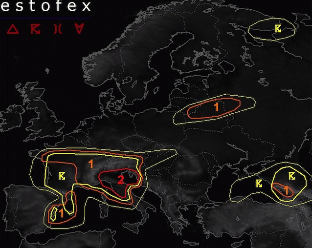 Bulletin-Estofex-Previsions-Metheus-Italy