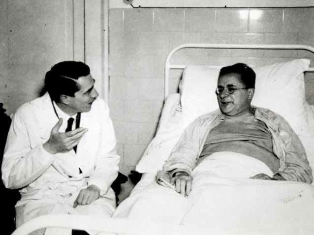 In hospital after the attack