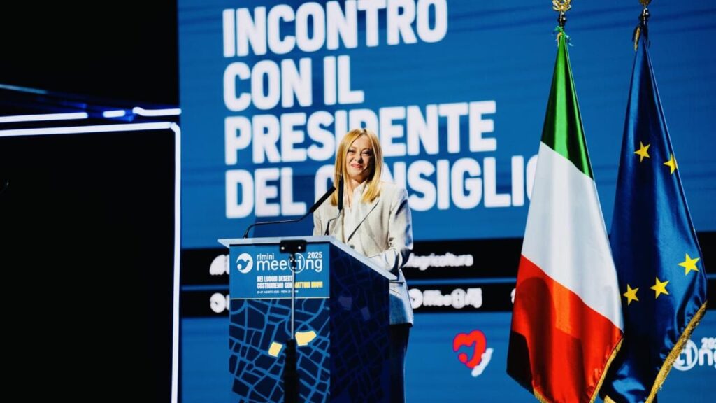 "God, homeland and family" And for Meloni the best ally is the center -left