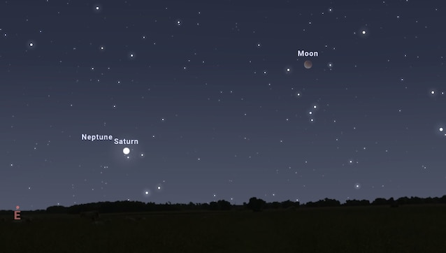 Luna and Saturno Eclissi