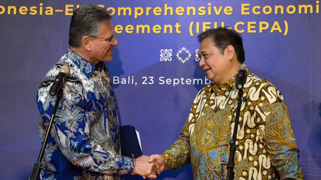 The EU has signed a commercial agreement with Indonesia: "Via 98% of the duties"