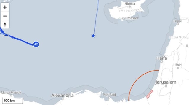 Map-Flotilla-Orange-Line-Israel