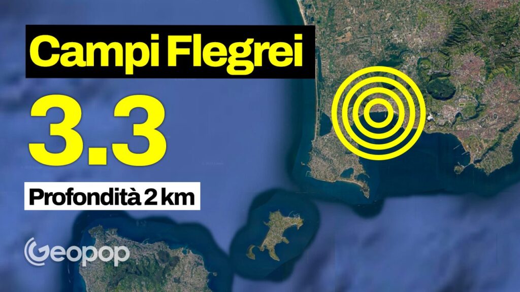 The seismic swarm at the Flegrei fields of 4 October ended with magnitude 3.3 earthquake shock
