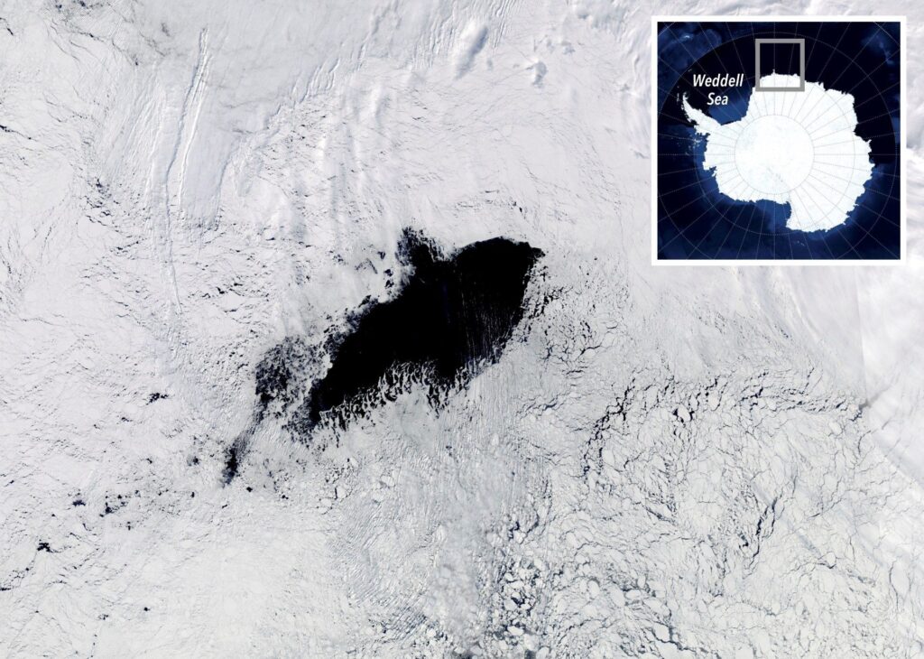 Antarctica, the mystery of the hole that opens and closes in the ice has been solved: the causes of the chasm have been discovered