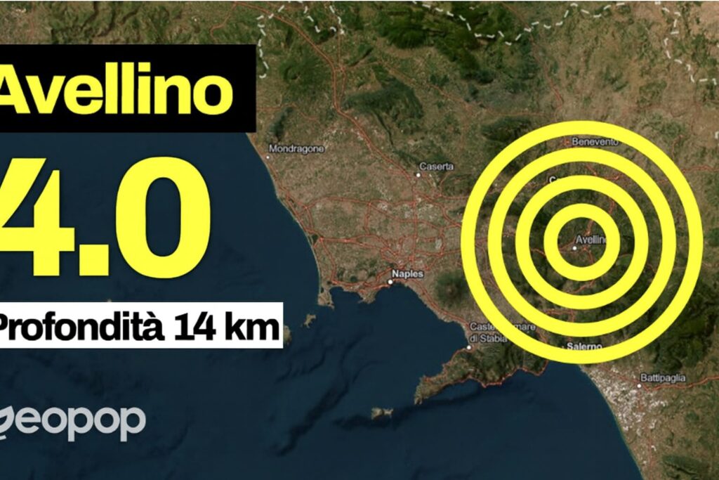 This is not the Campi Flegrei - the M=4.0 earthquake occurred in the Avellino area