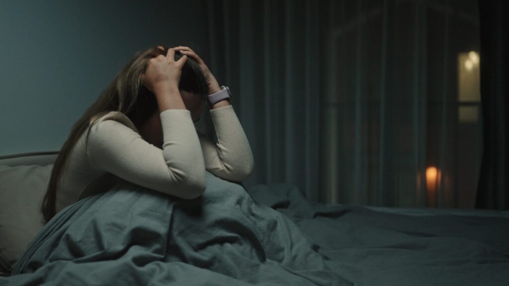 Because when we wake up from a nightmare we continue to be restless
