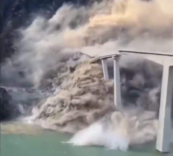 Partial collapse of the newly inaugurated Hongqi Bridge: the technical sequence of events