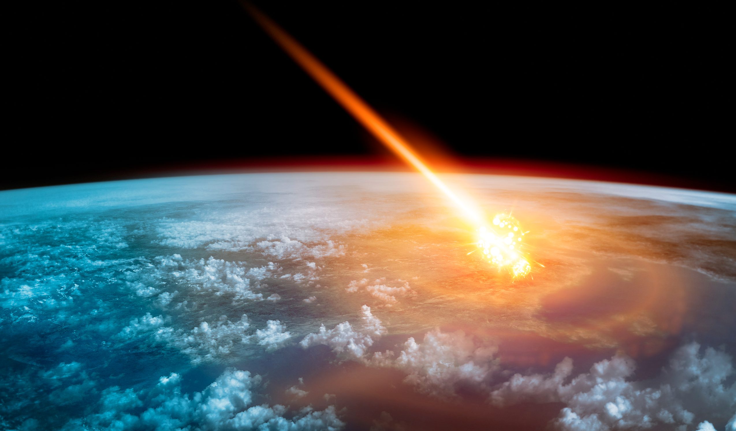 Evidence of a meteor impact that occurred about 40 million years ago in the North Sea has been found