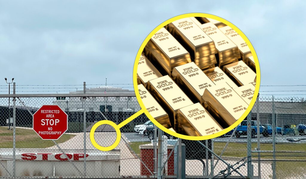 How much gold is inside Fort Knox and who can enter the site?
