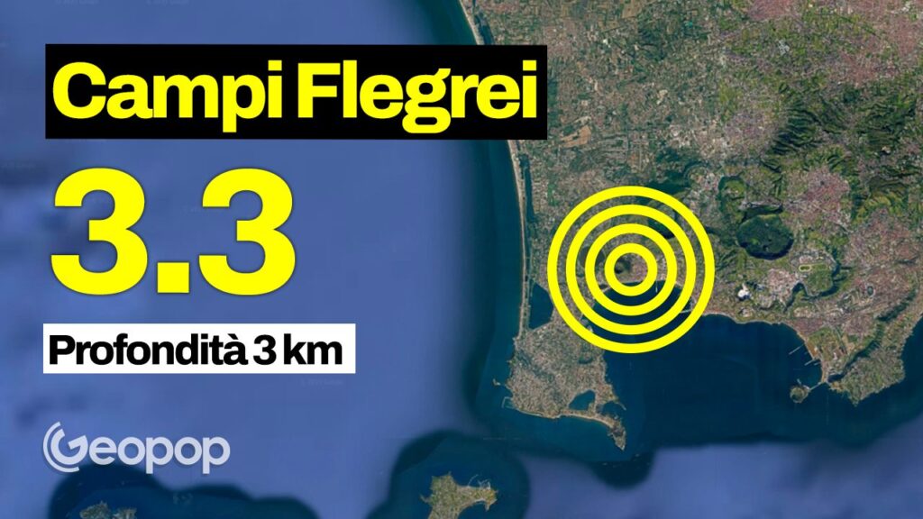 Earthquake at the Campi Flegrei of magnitude 3.3, new seismic swarm: 31 tremors also felt in Naples
