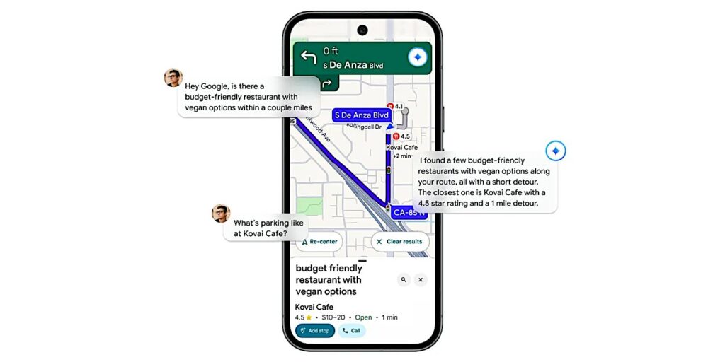 Gemini AI arrives on Google Maps: what it does and how to activate it during navigation