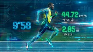 Usain Bolt and the 100 meter world record of 9