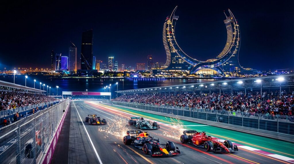 F1 in the desert in Doha at the Qatar GP: characteristics of the Lusail endless curves circuit