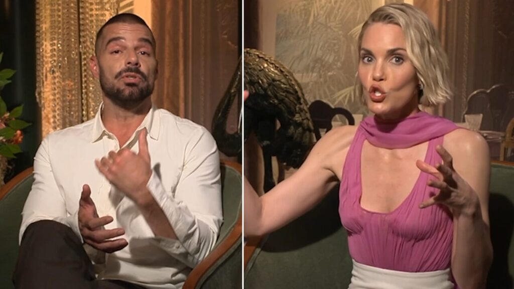 Palm Royale, the interview with Ricky Martin and Leslie Bibb: "A season full of twists and turns"