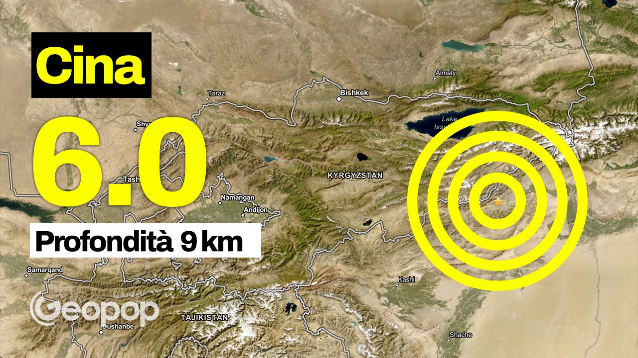 There was an earthquake in China of magnitude 6.0, epicenter in Xinjiang: felt as far as Kazakhstan