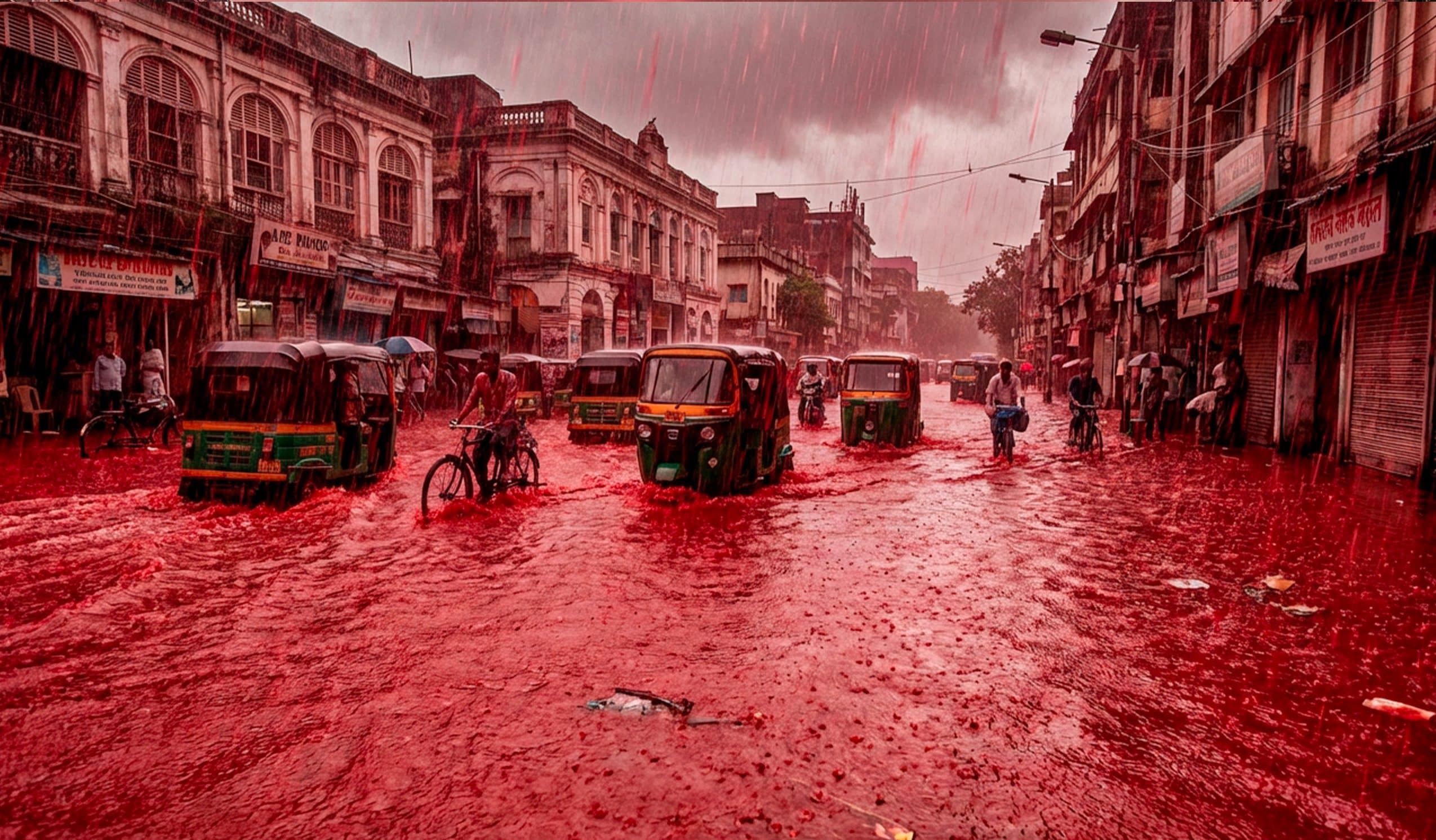The strange phenomenon of the red rain that fell in Kerala, India: what were the causes