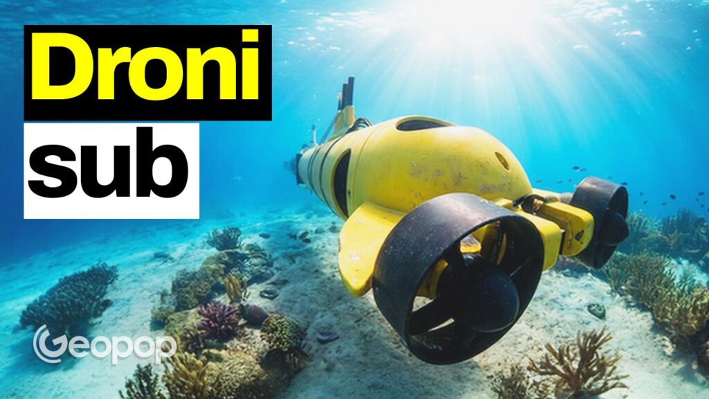 The drone system for the protection, development and maintenance of infrastructure on the ocean floor