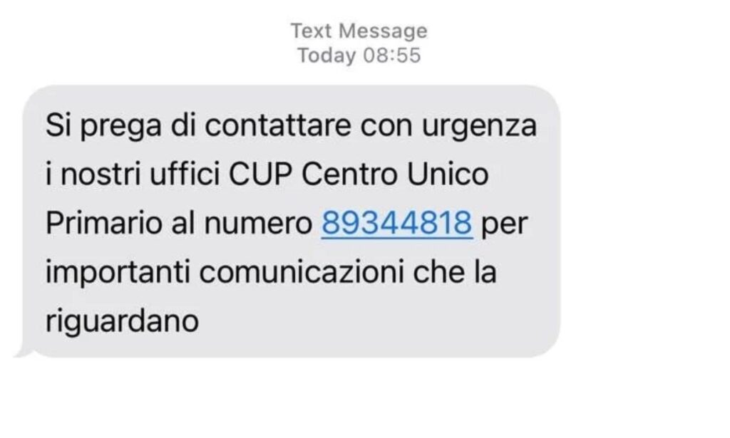 Fake SMS from CUP are a new phishing attempt: how to recognize the scam and defend yourself