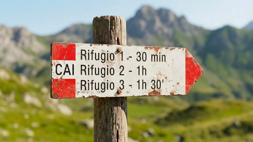How travel times on mountain paths are calculated: the CAI model
