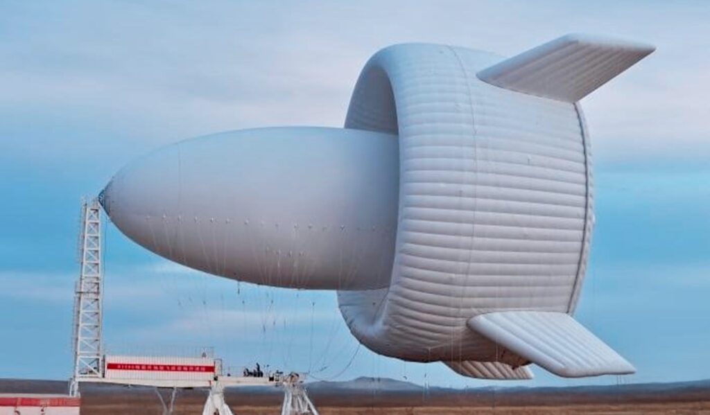 The world's largest flying wind turbine in China: it produces energy at 1500 meters above sea level