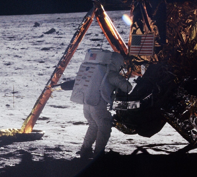 first steps on the moon