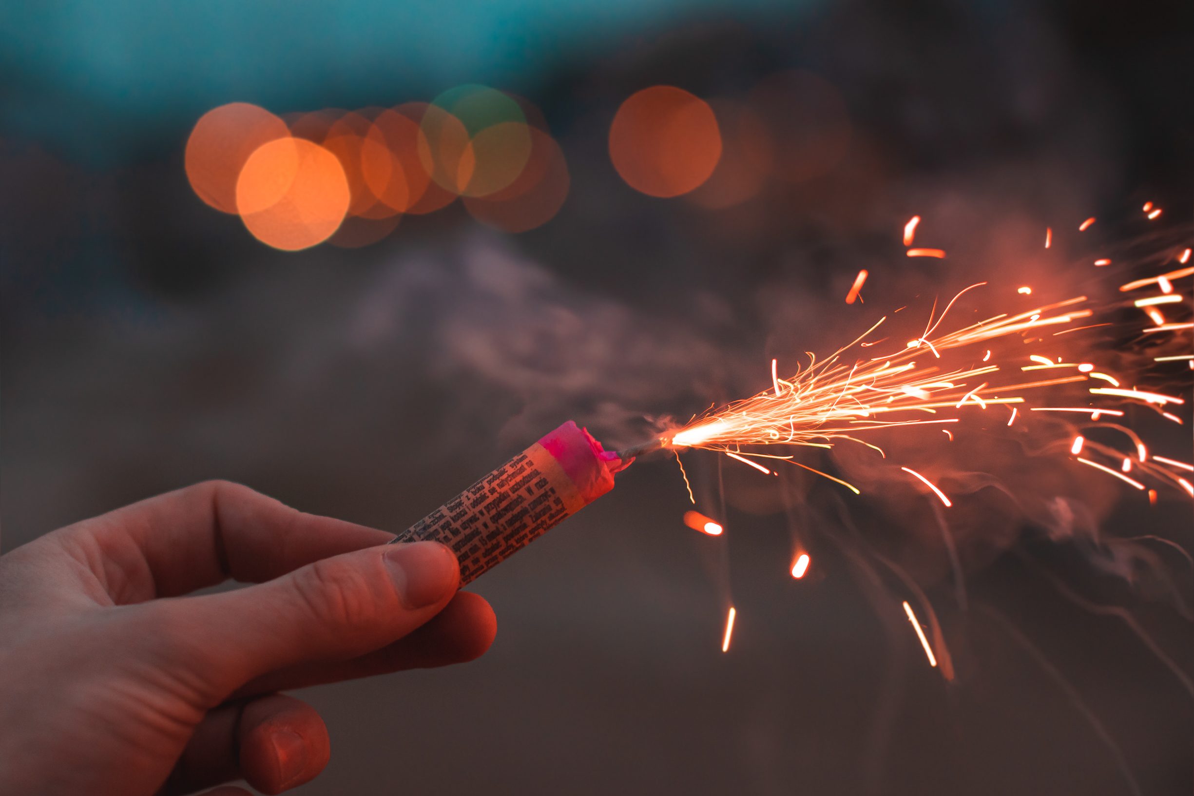 Because the bang of New Year's firecrackers is so powerful even though they are so small