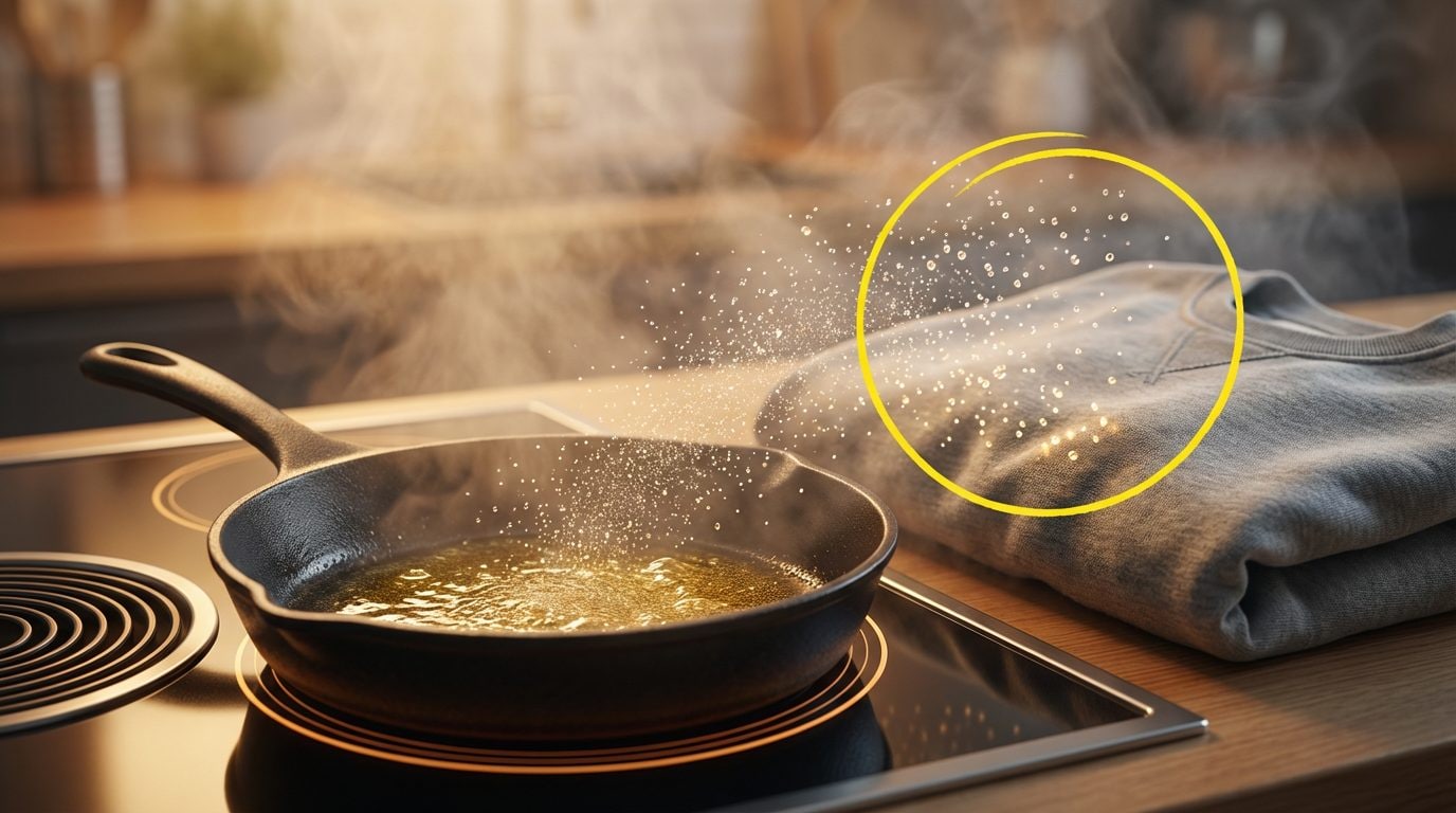 Why does the smell of fried food stick to my clothes? The scientific explanation