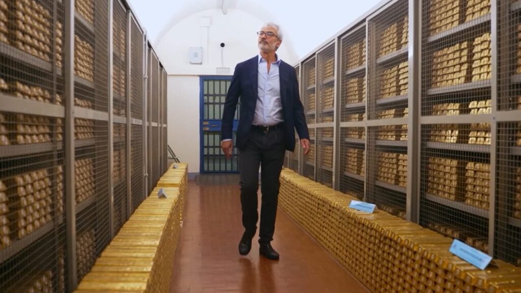 The can-can about gold for the Italians? Just to hide the smallness of the Maneuver