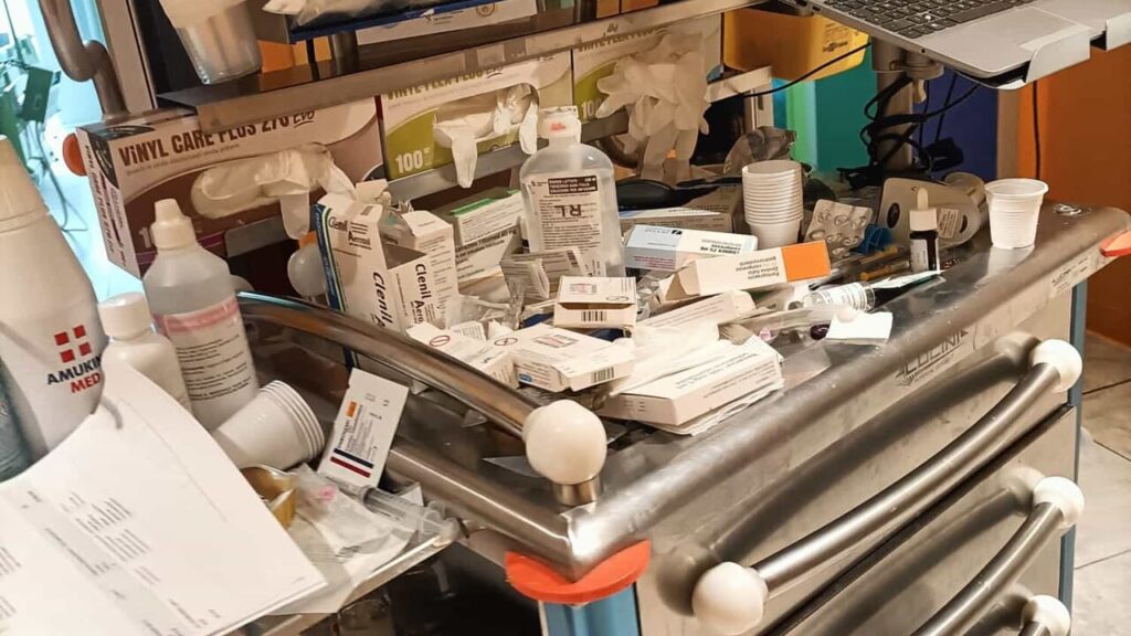 The chaos in Italian hospitals