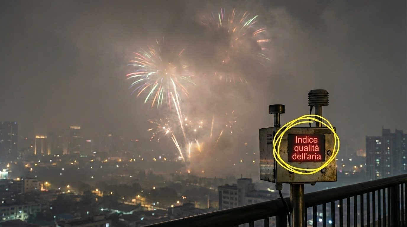 How much did the New Year's Eve bombs pollute? The air quality in Milan, Rome and Naples