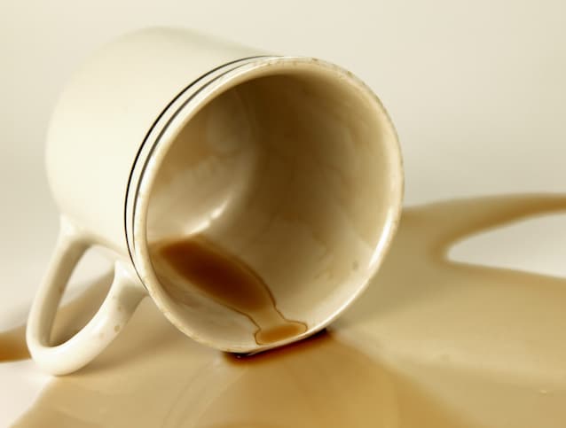 coffee stains polyphenols