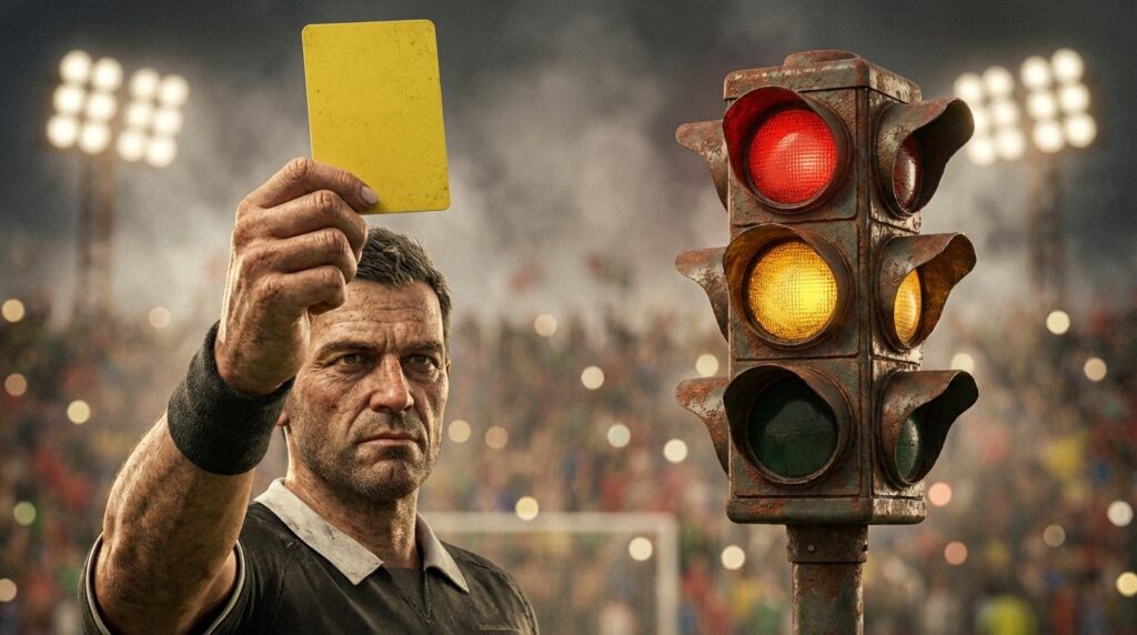 Who invented yellow and red cards in football: the necessary solution to misunderstandings on the pitch